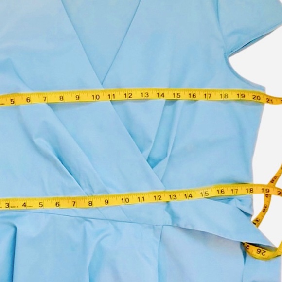 Gal Meets Glam Midi Fit & Flare Wrap Dress - Picture 14 of 14